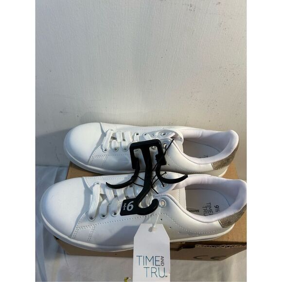 Time Tru sneakers white women’s 9.5 laces new - Picture 2 of 6